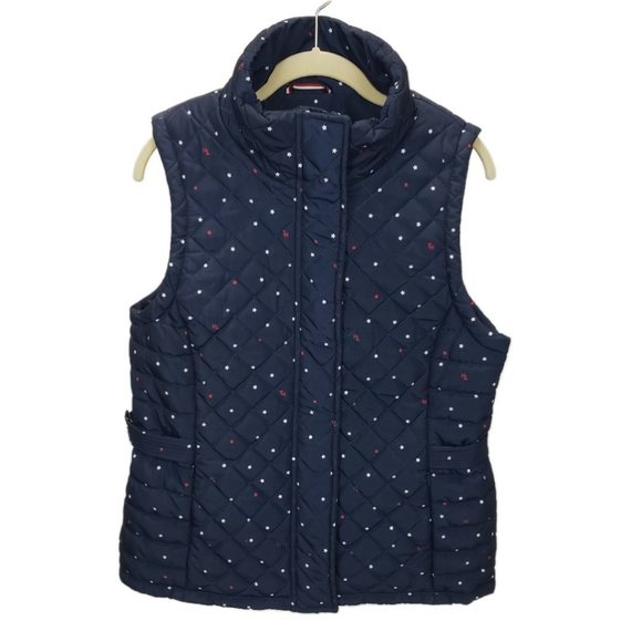 Tommy Hilfiger Full Zip Quilted Puffer Vest Sz M